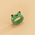 Cute Simple Boyfriend Lonely Frog Ring