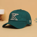K Embroidered Letter Cap - Hip Hop Baseball Hat