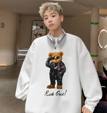Korean Style Loose Round Neck Top for Men and Women