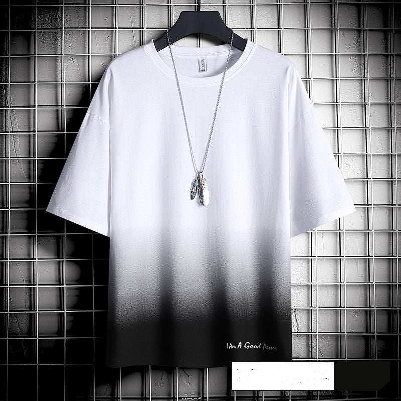 Men's Summer Loose Fit Short Sleeve T-Shirt 2020