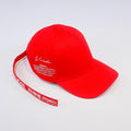 Long Strap Printed Baseball Cap - British Style Hip Hop Hat