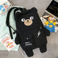 Corduroy Bear Backpack for Cute Women and Girls