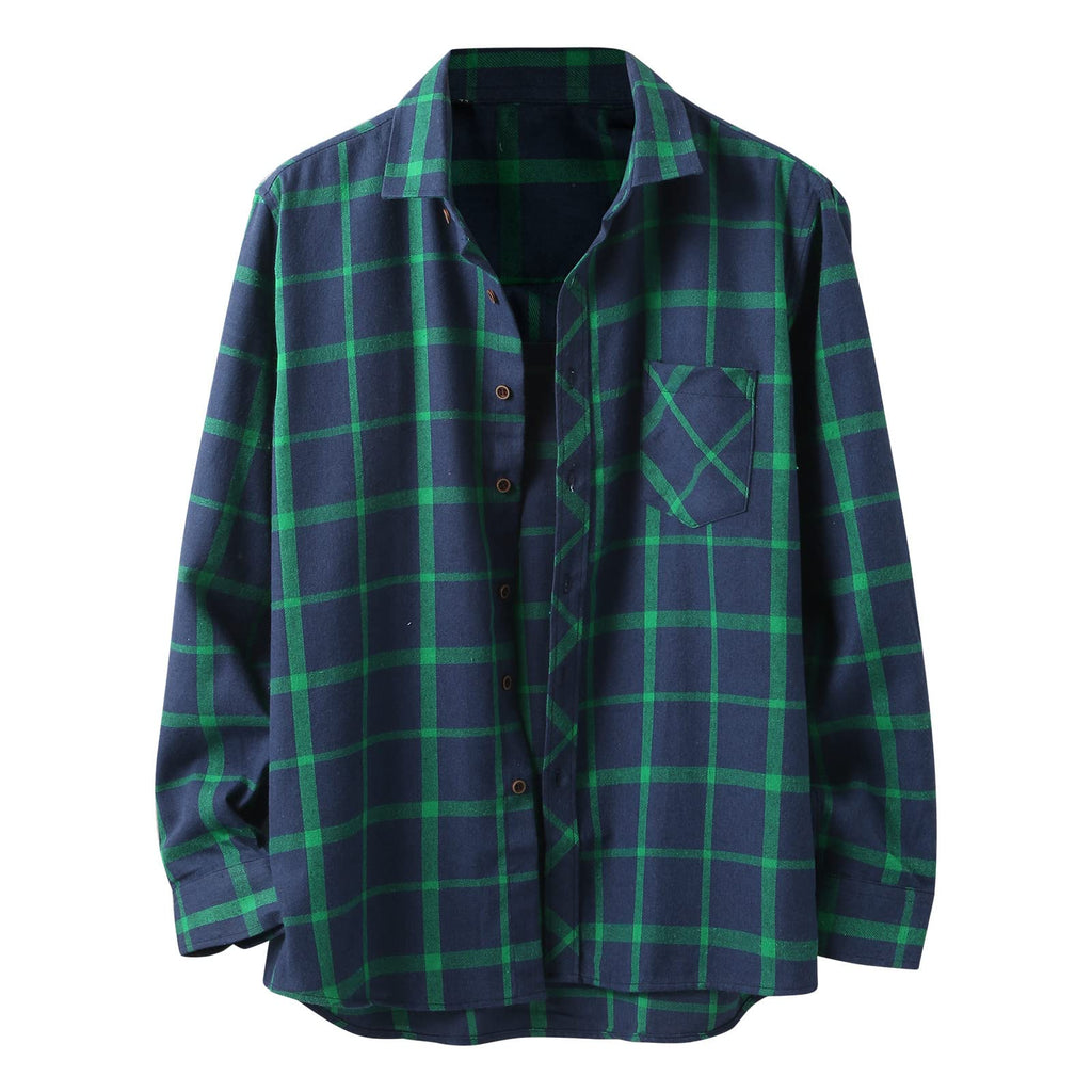Mens Long Sleeve Button Down Shirts Wrinkle Free Plaid Button up Shirts for Men Long Sleeve snap Shirts for Men 4XL Tall Long Sleeve Shirts for Men Work Gray Men t-Shirts