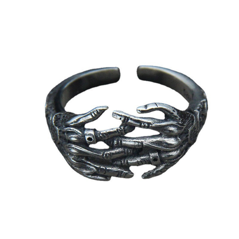 Adjustable Ring with Interlocking Design
