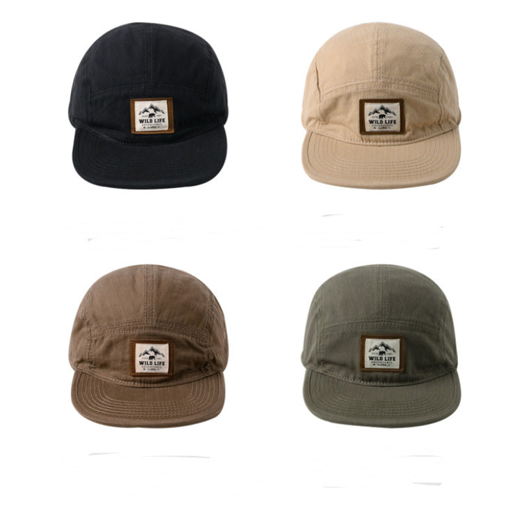 Vintage American Flat-Brim Hip-Hop Cap for Couples