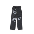 Trendy High-Waisted Wide-Leg Jeans for Women