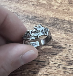 Tanabata Frog Prince Ring - Simple Retro Couple Style