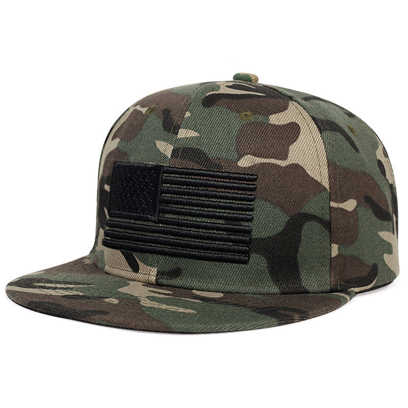 Embroidered American Flag Hip-Hop Baseball Cap