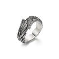 Angel Wing Open Ring for Men and Women Couple