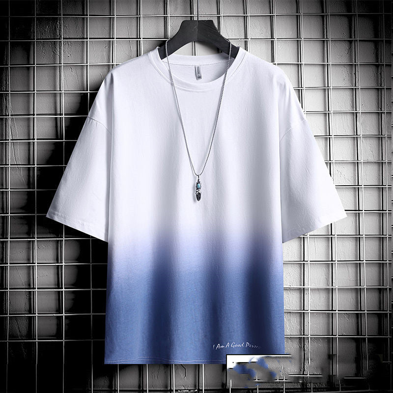 Men's Summer Loose Fit Short Sleeve T-Shirt 2020